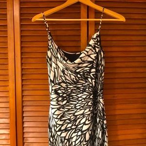 NW NIGHTWAY Black & White Prom Dress